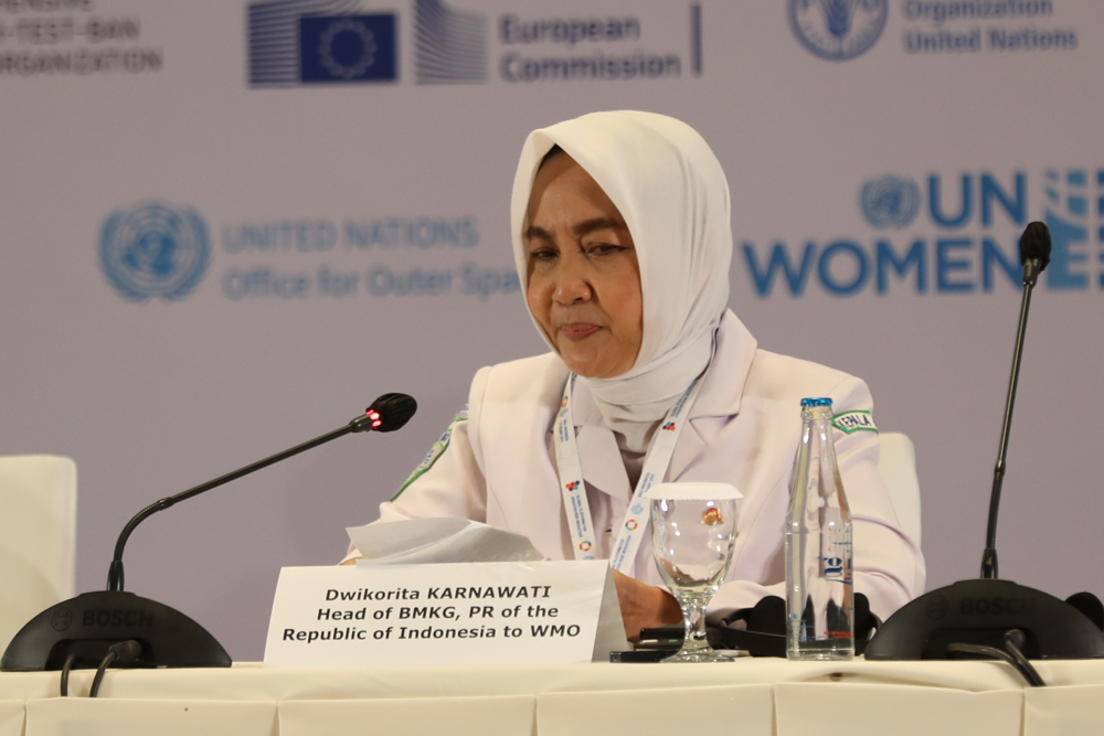 Dwikorita Karnawati, Director, Indonesian Agency for Meteorology, Climatology and Geophysics (BMKG)