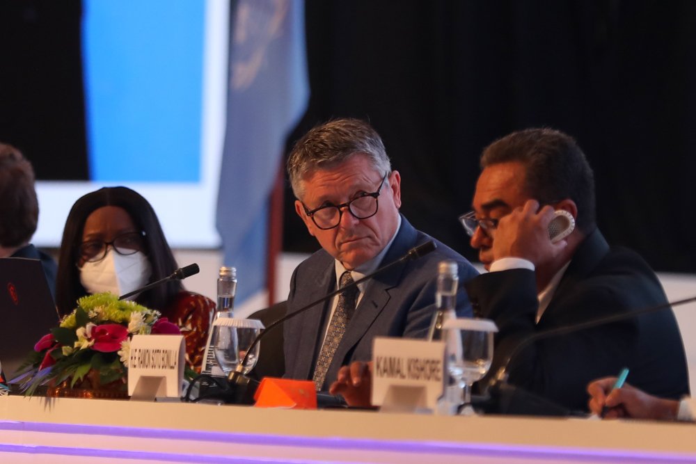 Russell Isaac, World Broadcast Unions at the High-Level Dialogue: Accelerating Financing for Risk Prevention.
