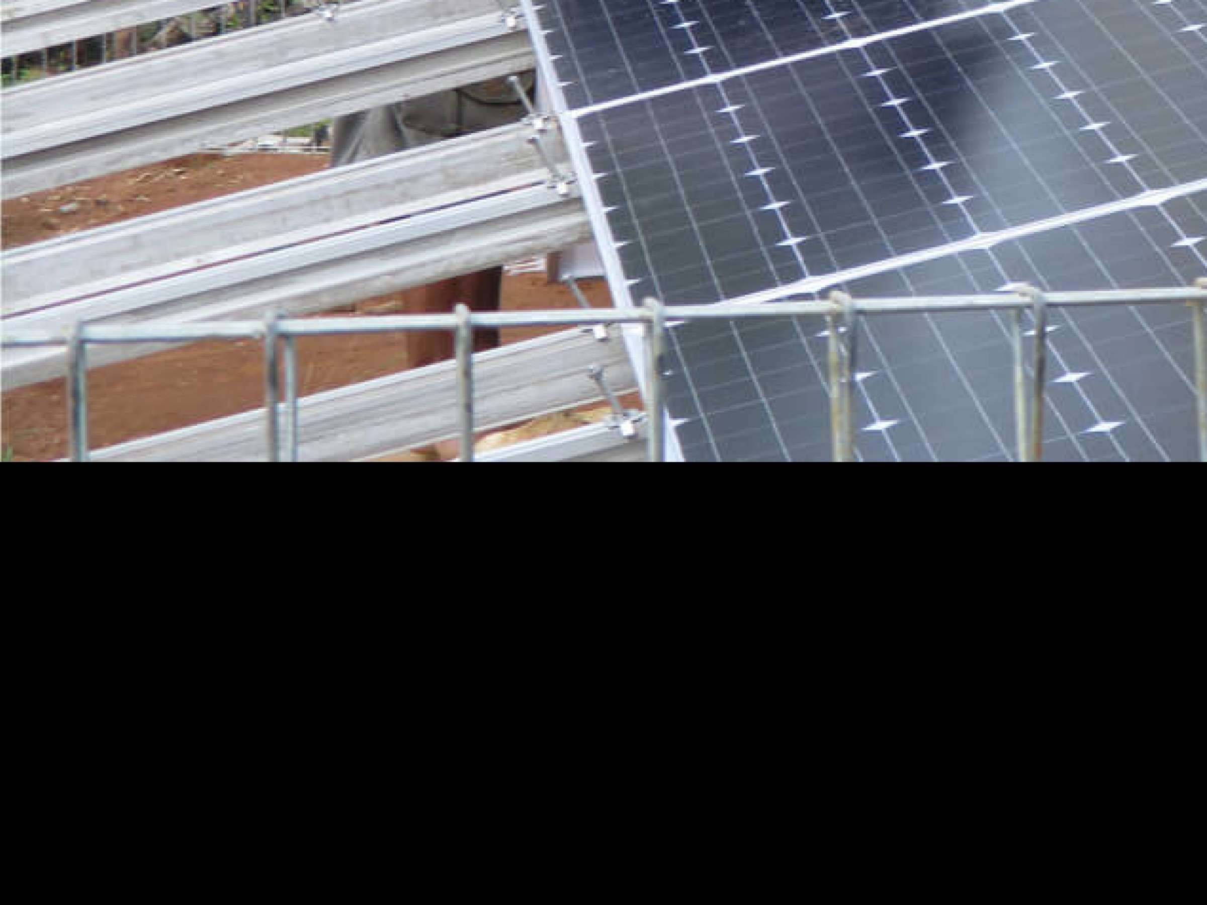 The process of installing a photovoltaic system in rural areas