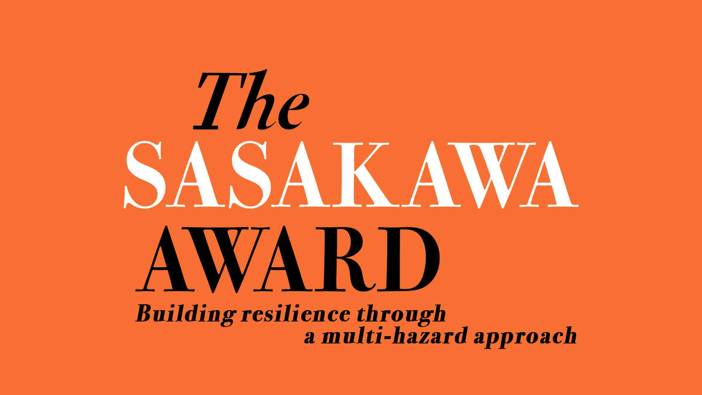 Sasakawa Award Logo