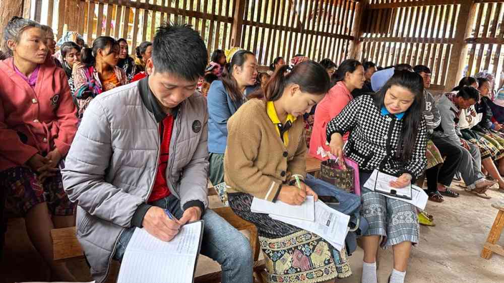 people attending a meeting
