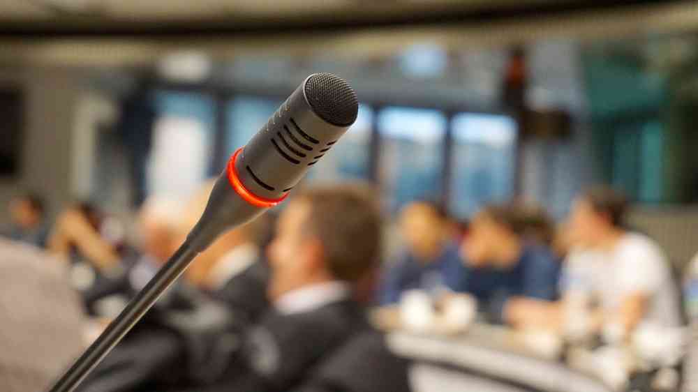 Photo of microphone